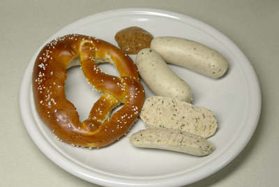 Weiwurst-mit-Brezel